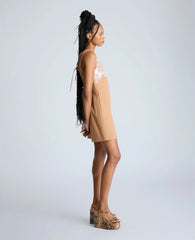 Open Back Strap Shift Dress