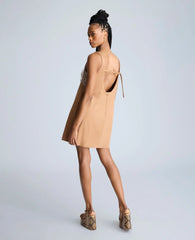 Open Back Strap Shift Dress