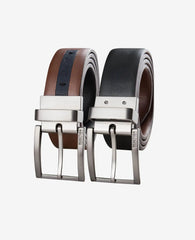 Stretch Reversible Logo Inset Tab Belt