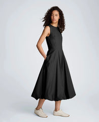Bubble Hem Midi Dress
