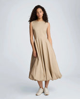 Bubble Hem Midi Dress