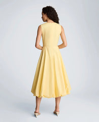 Bubble Hem Midi Dress