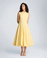 Bubble Hem Midi Dress