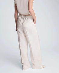 Pull On Wide Leg Linen Pant