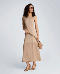 Semi Sheer Dress with Side Slits