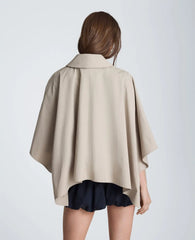 Cape Trench with Notch Collar