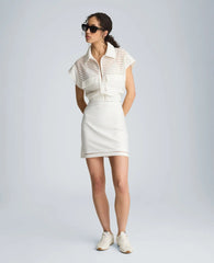 Pull On A-Line Mini Skirt