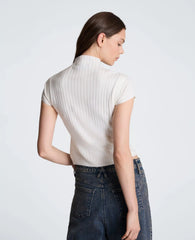 Mock Wide Rib Sweater