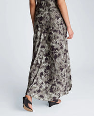 Pull On Flare Maxi Skirt