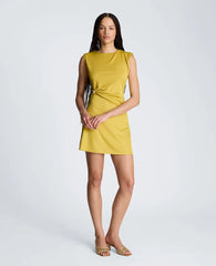 Drape Waist Mini Dress