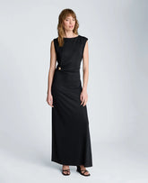 Drape Waist Maxi Dress