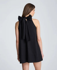 Self Tie Halter Mini Dress