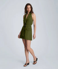 Halter Neck Suit Dress