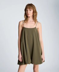 Bubble Hem Mini Dress