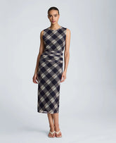 Side Ruched Midi Dress