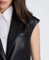 Layered Vest with Detachable Shirt