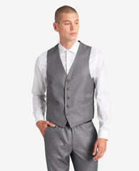 Kenneth Cole Reaction Ready Flex Slim-Fit Suit Separate Vest