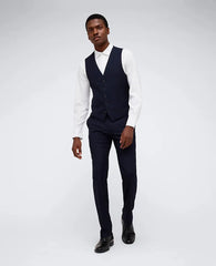Kenneth Cole Reaction Ready Flex Slim-Fit Suit Separate Vest