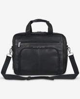 Colombian Leather Top Zip Messenger Bag