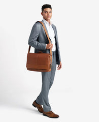 Colombian Leather Crossbody Messenger Bag