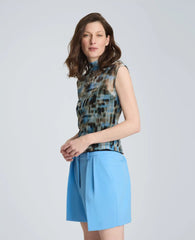 Mock Neck Tank with Interior Tank
