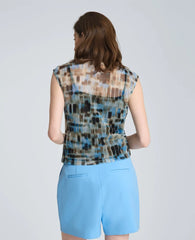 Mock Neck Tank with Interior Tank