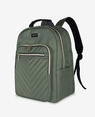 Chelsea 15.6-Inch Chevron Quilted Computer Backpack