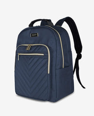 Chelsea 15.6-Inch Chevron Quilted Computer Backpack