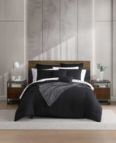 Variegated Waffle Comforter Set