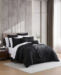 Variegated Waffle Comforter Set