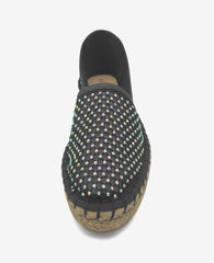 REACTION - Bonne Crystal Mesh Espadrille