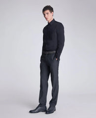 REACTION - Slim-Fit Button-Down Dress Shirt