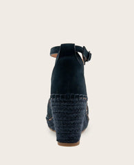 GENTLE SOULS - Coolie Nubuck Espadrille Wedge