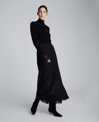 Merino Wool Cropped Mockneck Sweater