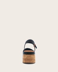 GENTLE SOULS - Dorris Woven Leather Cork Platform Sandal