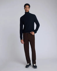 Foldover Turtleneck Sweater