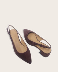 GENTLE SOULS - Georgia Suede Slingback Heel