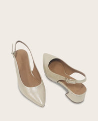 GENTLE SOULS - Georgia Snake Slingback Heel