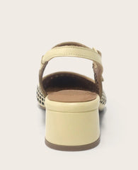 GENTLE SOULS - Gladys Perforated Leather Mary Jane Slingback Heel