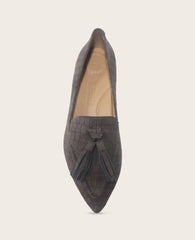 GENTLE SOULS - Glova Embossed Suede Tassel Heel