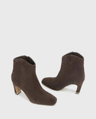 Grizelda Suede Heel Boot