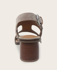 GENTLE SOULS - Manda Woven Leather Heel Sandal