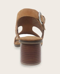 GENTLE SOULS - Manda Woven Leather Heel Sandal