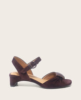 GENTLE SOULS - Sorae Suede Open Toe Heeled Sandal