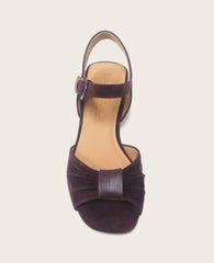 GENTLE SOULS - Sorae Suede Open Toe Heeled Sandal