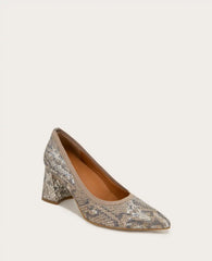 GENTLE SOULS - Dionne Snakeskin Leather Heel