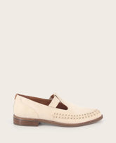 GENTLE SOULS - Argyle Leather T-Strap Loafer