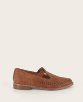 GENTLE SOULS - Argyle Suede T-Strap Loafer
