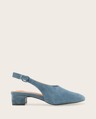 GENTLE SOULS - Kellis Stretch Suede Slingback Heel
