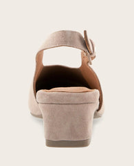 GENTLE SOULS - Kellis Stretch Suede Slingback Heel